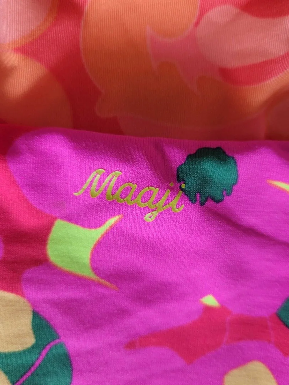 Maaji Crayonflower Aurora One Piece Girls Swimsuit Bold Reversible 2 in 1